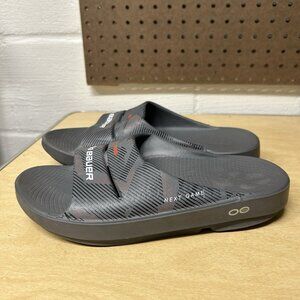 Bauer Oofos Next Game Slides Mens Sandals Gray Size 8 Hockey Recovery